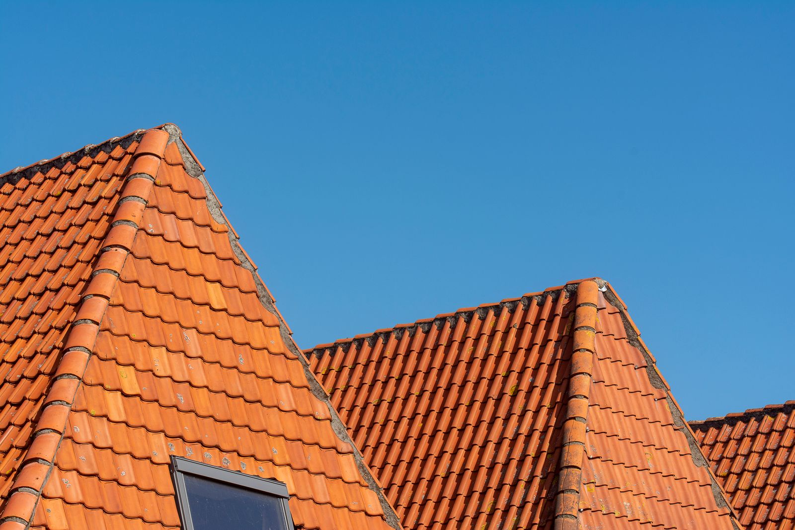 Asphalt shingle roof on a home